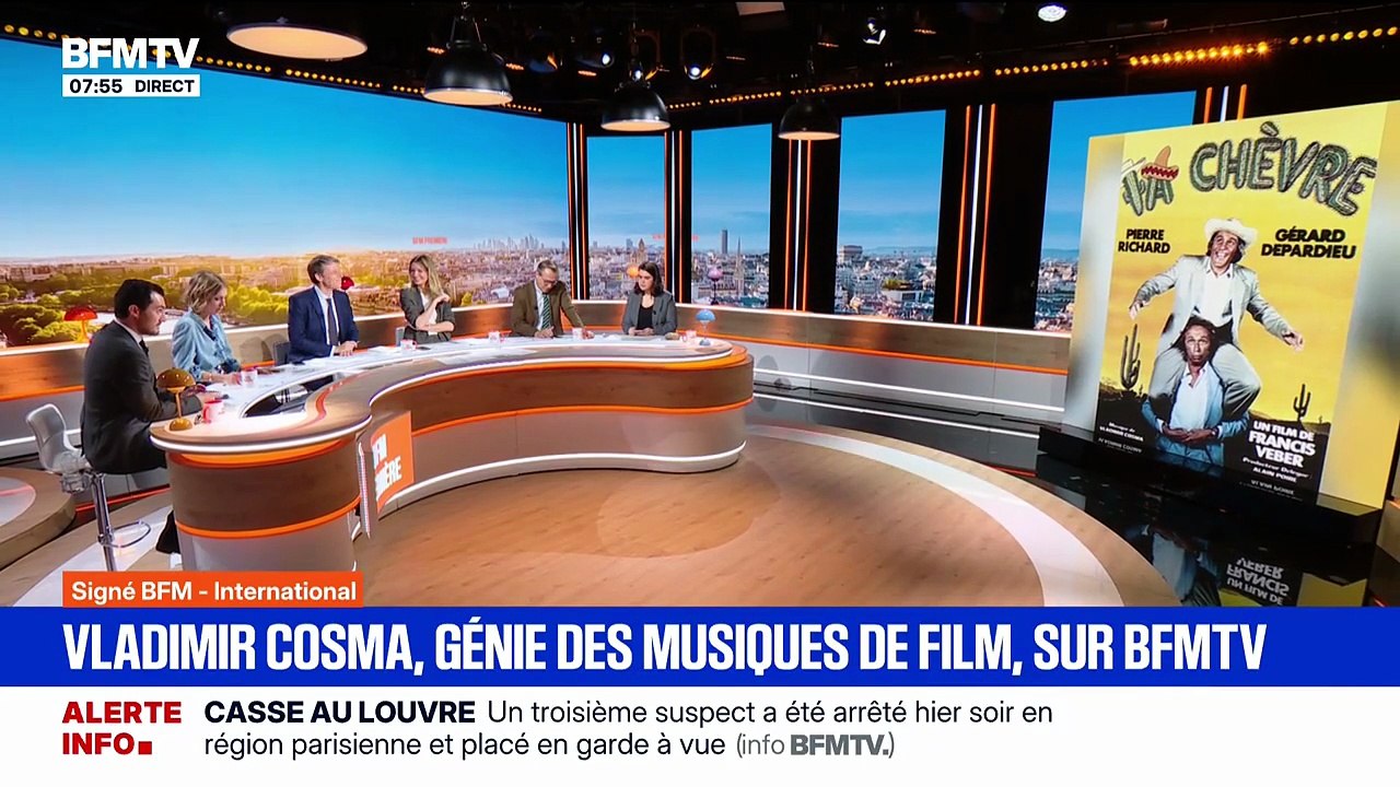 "Trouver une couleur instrumentale pour chaque film": BFMTV à la rencontre du compositeur de musiques de films Vladimir Cosma