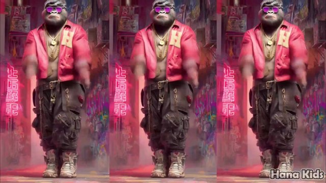 Funny dancing cat Baby Shark - Dancing cat - Cute cat - HANA KIDS