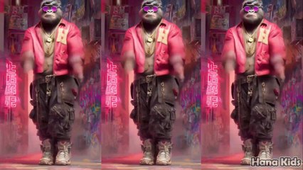 Funny dancing cat Baby Shark - Dancing cat - Cute cat - HANA KIDS