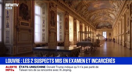 Cambriolage au Louvre: les deux suspects mis en examen et incarcérés