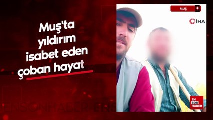 Muş'ta yıldırım isabet eden çoban hayatını kaybetti