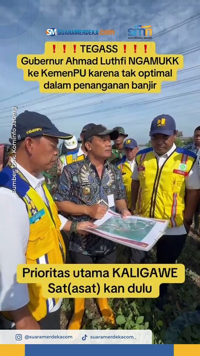 Gubernur Jateng Ahmad Luthfi Tegas Kaligawe Harus Kering Total dari Banjir, Optimalkan Seluruh Pompa