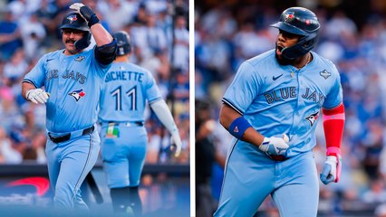 Blue Jays celebra la victoria ante Dodgers y se queda un juego del título de la Serie Mundial