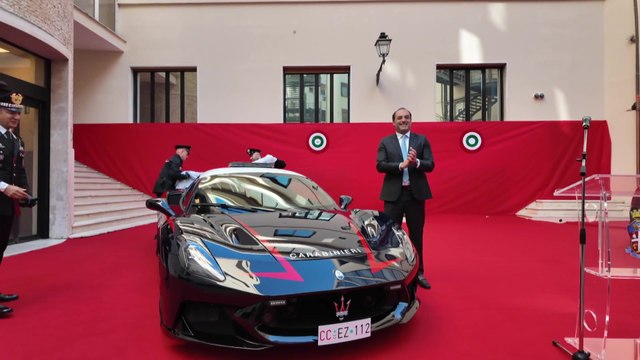 Maserati MCPURA and Alfa Romeo Giulia Quadrifoglio in livery - new cars for urgent transportation of organs and blood delivered to Carabinieri