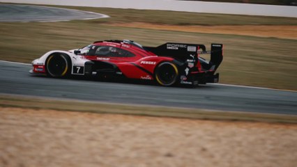 Porsche IMSA 2025 - Hard braking in Atlanta