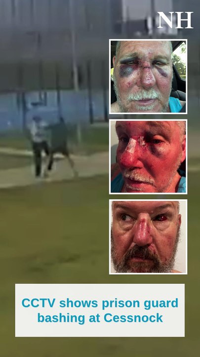 CCTV of Cessnock prison guard bashing - Newcastle Herald - October 30, 2025
