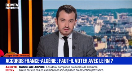 SIGNÉ BFM - L'Assemblée va examiner la proposition du RN d'abroger les accords de 1968 entre la France et l'Algérie