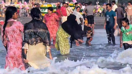 কক্সবাজার Sea Beach Wonderful Swimming Moment || Cox's Bazar sea beach || Sea Beach Swimming Video