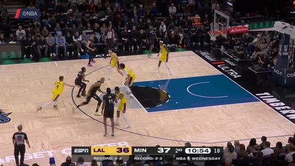 Timberwolves -  Rudy Gobert s’envole au-dessus de Jaxson Hayes !