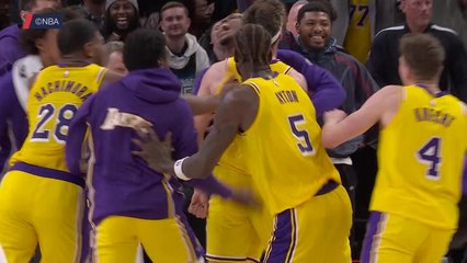 Lakers - Austin Reaves offre la victoire au buzzer