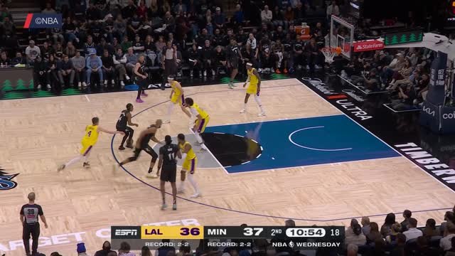 Timberwolves - Rudy Gobert s’envole au-dessus de Jaxson Hayes !