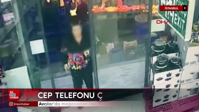 İstanbul'da mağazadan cep telefonu hırsızlığı
