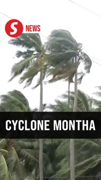 One killed as Cyclone Montha lashes India's east coast