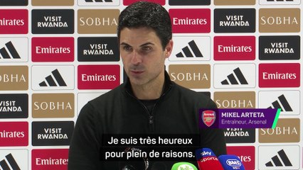 Arteta : "Permettre à quelqu'un de réaliser son rêve, un sentiment unique"