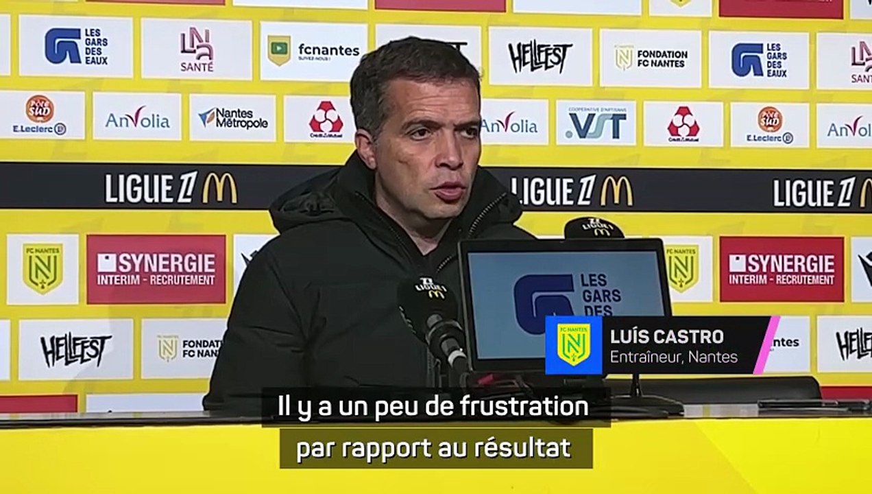 Castro frustré après le match fou perdu contre Monaco