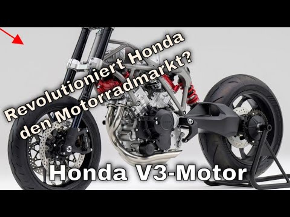 Honda V3-Motor mit elektr. Kompressor: Innovation auf der EICMA 2024!