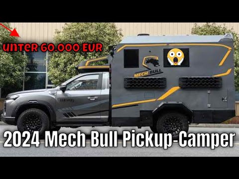 Shaodong Xiakele Mech Bull Pickup-Camper auf Basis Saic T90 | die Fakten