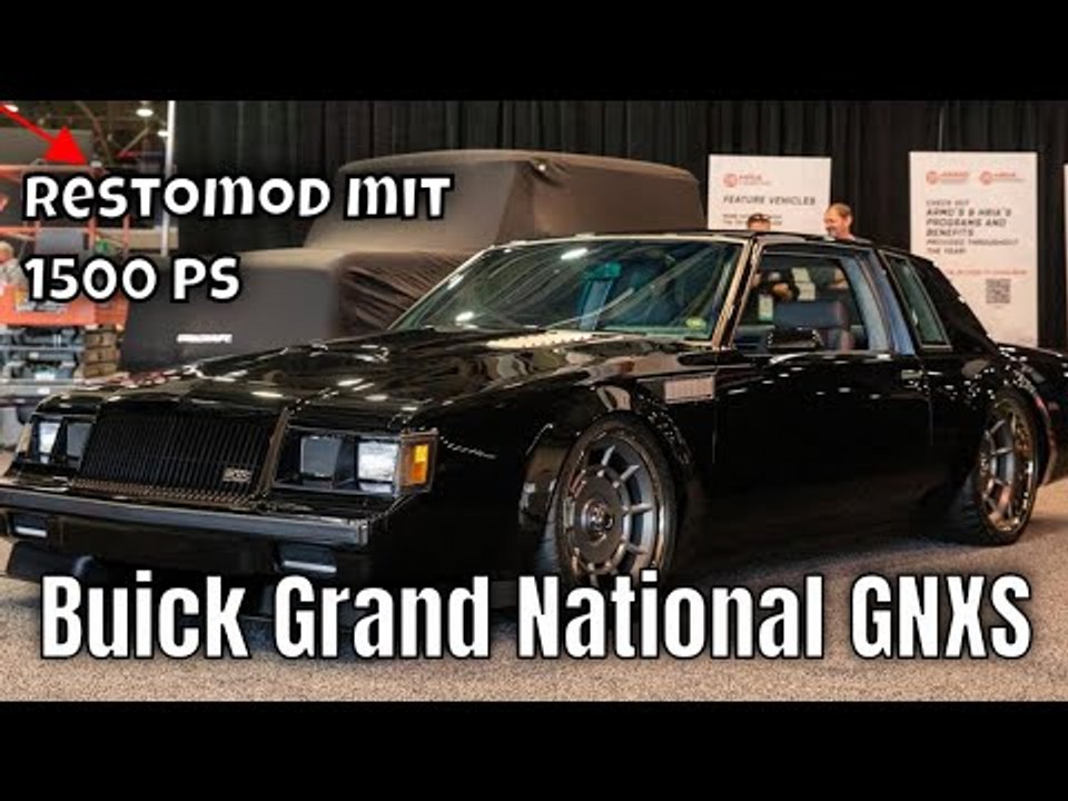 Restomod buick grand national gnxs: 1500 ps monster auf der sema 2024 | die fakten