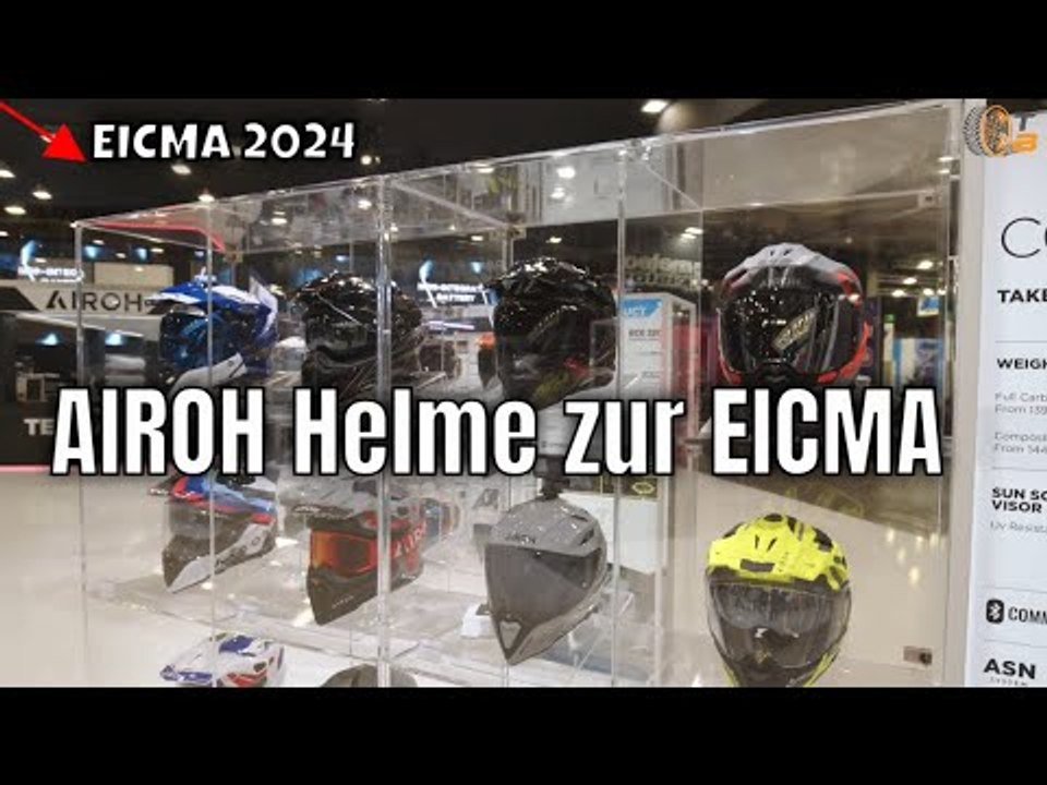 Eicma 2024: airoh helme im rampenlicht | wichtige fakten