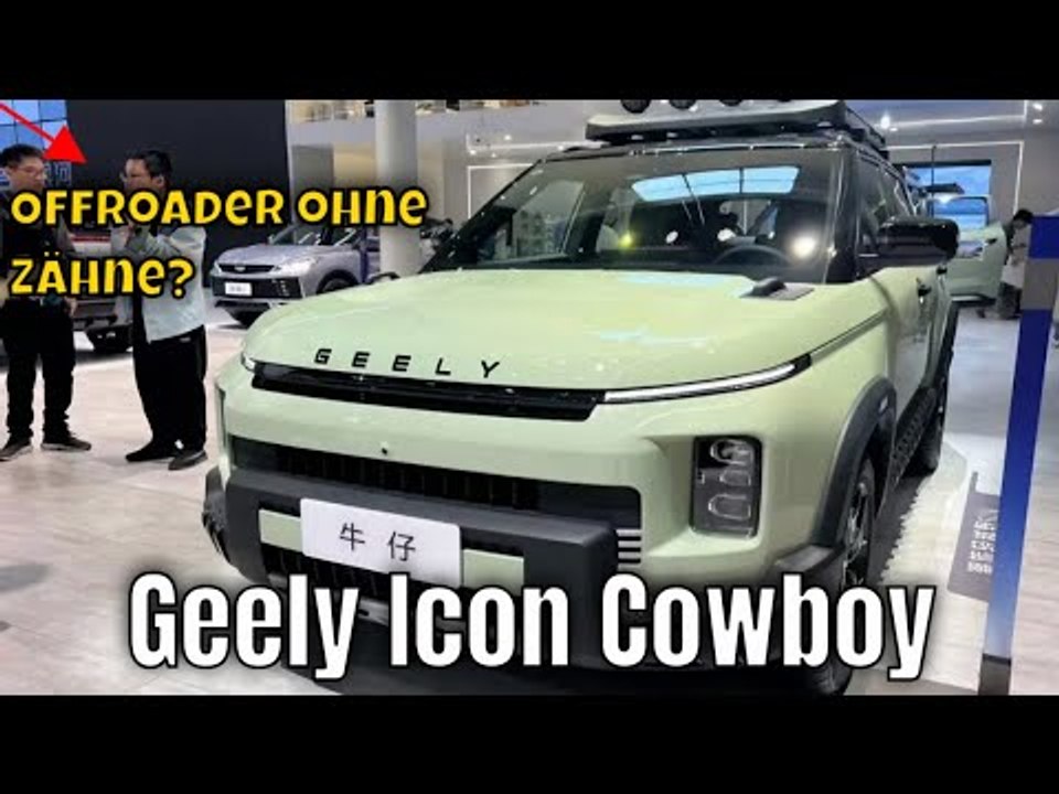 2025 Geely Icon Cowboy: Abenteuer-SUV mit Style und Frontantrieb | die Fakten