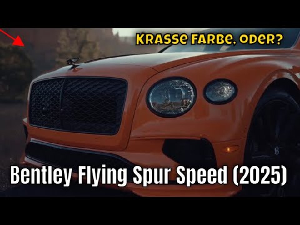 782 PS Bentley Flying Spur Speed (2025): Mandarin-Orange innen & außen | die Fakten