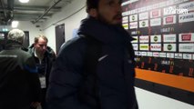 Lorient-PSG : blessé, Désiré Doué quitte le stade avec des béquilles
