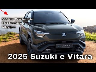 Suzuki e Vitara: Elektrisches SUV für 2025 enthüllt | technische Details