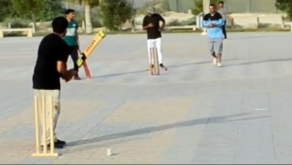 Friendly Tape Tennis Cricket Match
