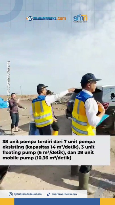 Banjir Semarang! Saluran Air Diperlebar dan 38 Pompa Bekerja 24 Jam