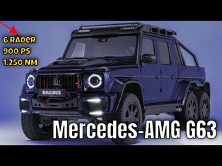 BRABUS XLP 900 6x6 DEEP BLUE – Mercedes-AMG G63 mit 900 PS, 6 Rädern, puren Luxus | die Fakten