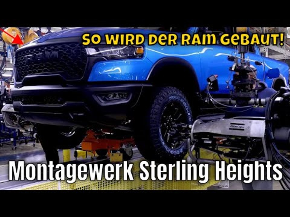 2025 ram 1500 pickup produktion im werk sterling heights | details zu fertigung & pickup