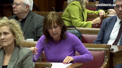 Uxue Barkos acusa a UPN de utilizar "el fango" contra Navarra durante la comparecencia de Sánchez en el Sena