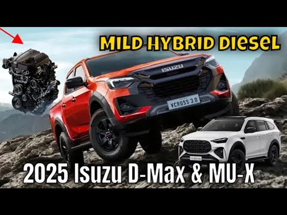 2025 isuzu d-max & mu-x: neuer mild-hybrid-diesel enthüllt | die fakten