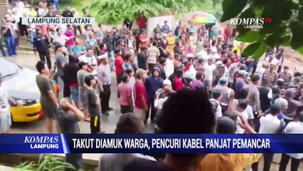 Takut Diamuk Warga, Pencuri Kabel Panjat Pemancar