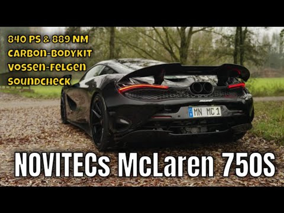 NOVITECs McLaren 750S: Der letzte Verbrenner, jetzt mit Flügeln! | die Fakten