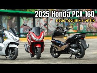 2025 Honda PCX 160: Alles über den neuen Premium-Scooter der Japaner