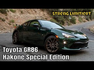 2025 Toyota GR86 Hakone Special Edition: Limitierter Traumwagen