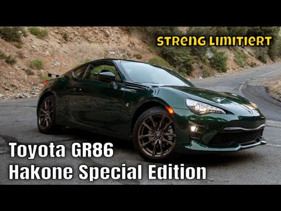 2025 Toyota GR86 Hakone Special Edition: Limitierter Traumwagen