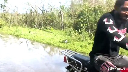 La devastazione dopo il passaggio dell'uragano Melissa