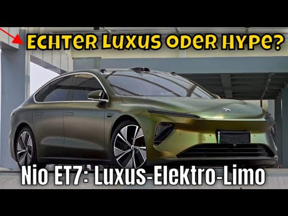 2023 Nio ET7: Luxus-Elektro mit 580 km Reichweite | die Fakten