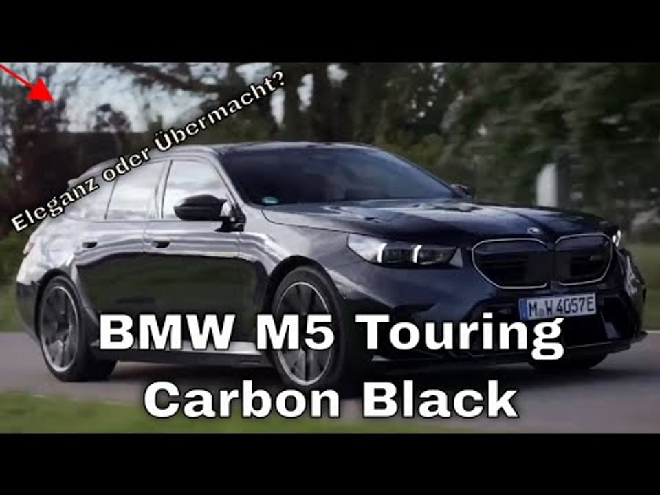 Bmw m5 touring in carbon black | exterieur, interieur, fahraufnahmen, sound