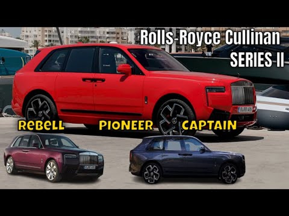 2025 Rolls-Royce Cullinan SERIES II - Black Badge Limited Editions (REBEL, CAPTAIN, PIONEER)