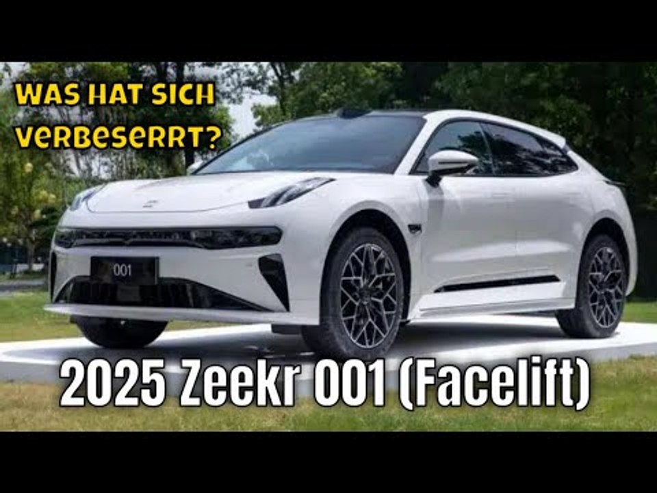 2025 Zeekr 001 Facelift: 544 bis 1.247 Elektro-PS treffen auf Luxus