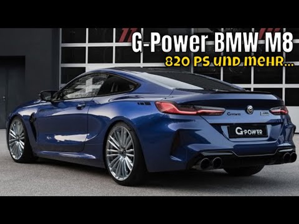 BMW M8 G-Power: 820 PS oder 1.000 PS Upgrade & Luxus pur!