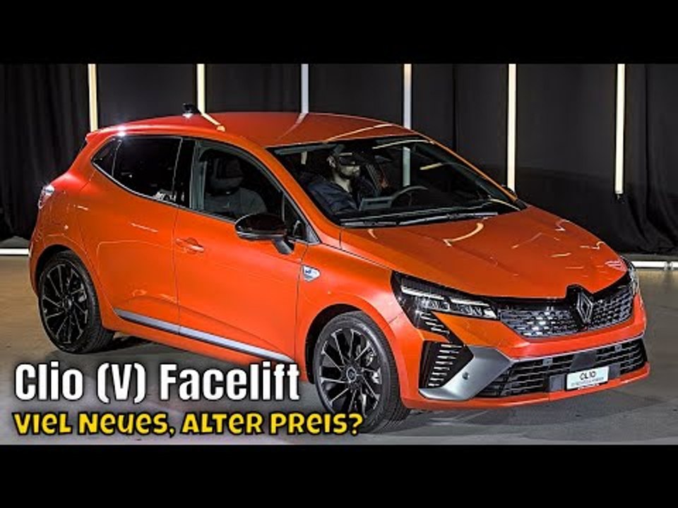 2023 Renault Clio Facelift (V): Neues Design, alter Preis | alle Infos zum Dauerbrenner