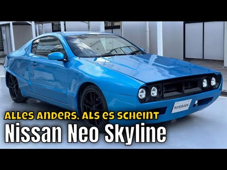 Nissan Neo Skyline: Retro-Design trifft auf moderne Technik zum Tokyo Autosalon