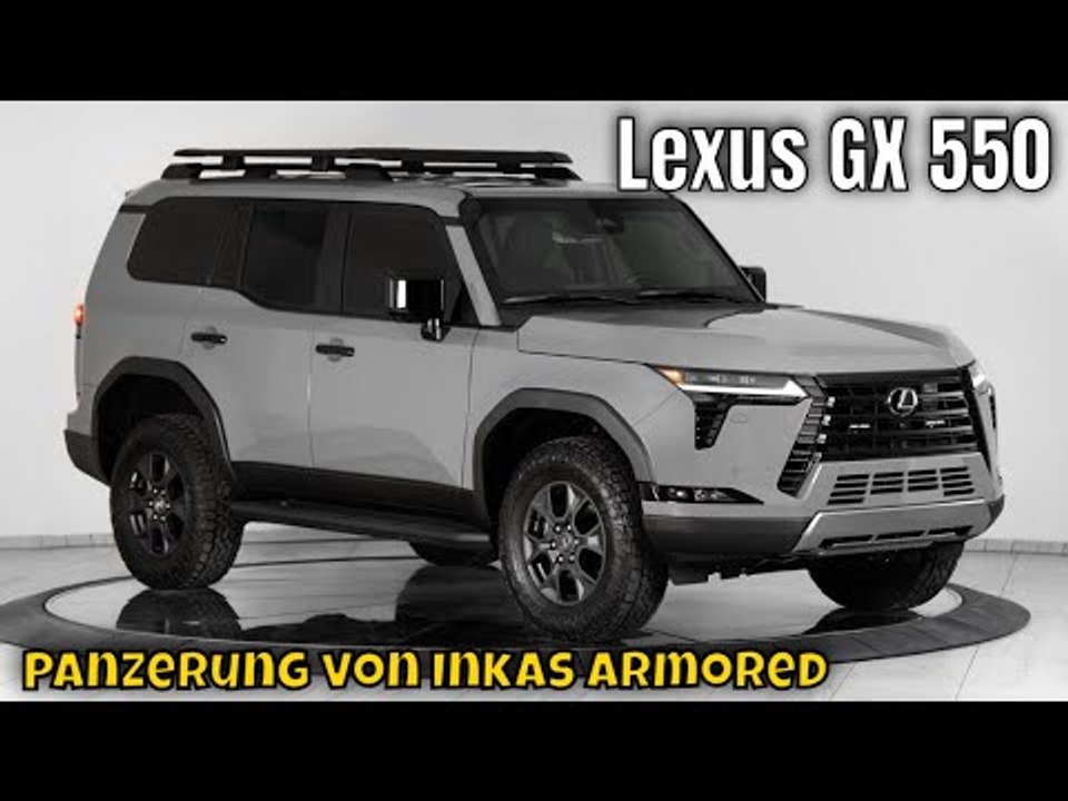 Weltpremiere: 2025 Lexus GX 550 mit Panzerung von Inkas Armored