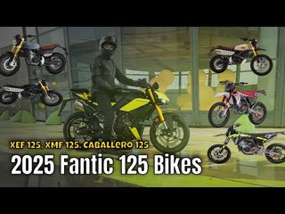 Fantic XEF 125, XMF 125 & Caballero 125: Die 125er-Bikes für 2025 sind da!