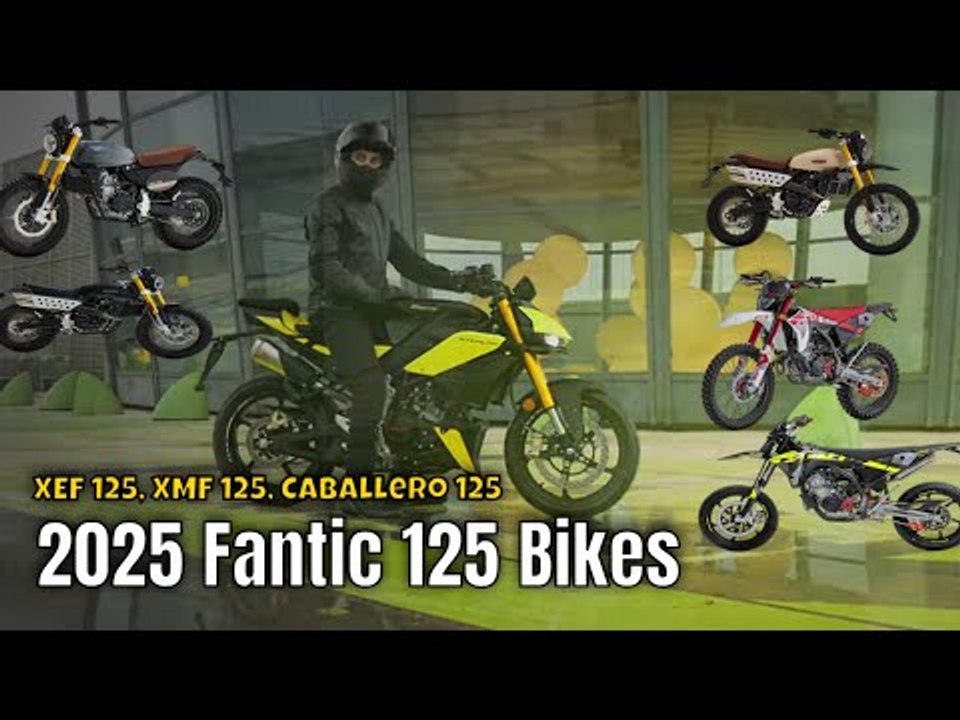 Fantic xef 125, xmf 125 & caballero 125: die 125er-bikes für 2025 sind da!