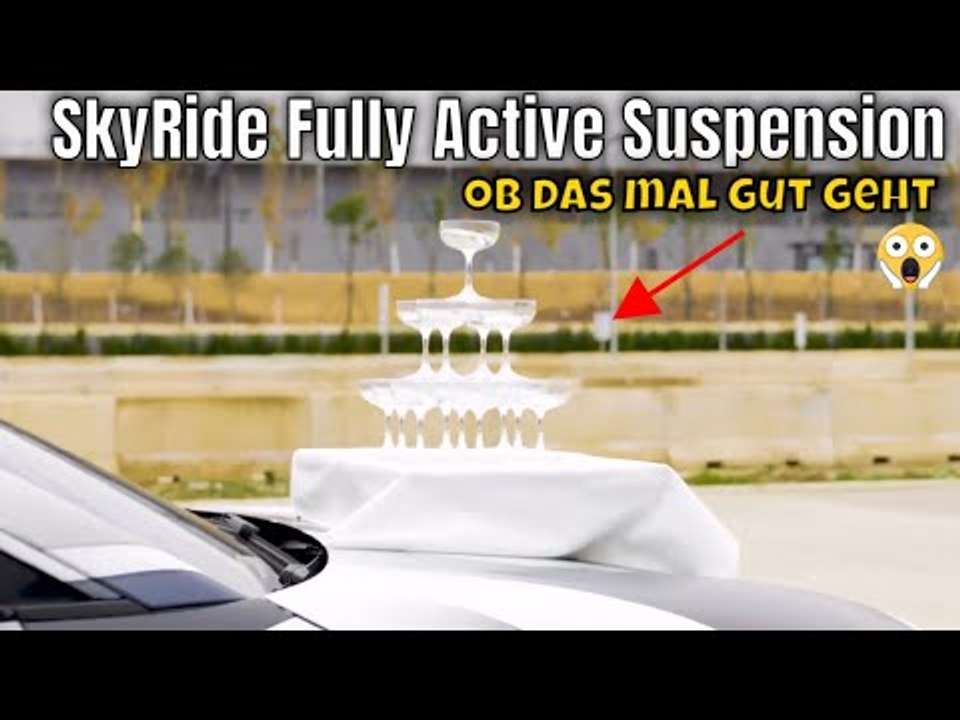 2024 NIO ET9 SkyRide: schafft das SkyRide Fully Active Suspension die Champagnerchallenge?